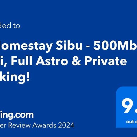 H Homestay Sibu - 500Mbps Wifi, Full Astro & Private Parking! Kültér fotó